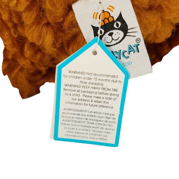 Jellycat Cooper Doodle Dog Plush Stuffed Animal Toy Sitting Toffee Curly - Picture 8 of 13